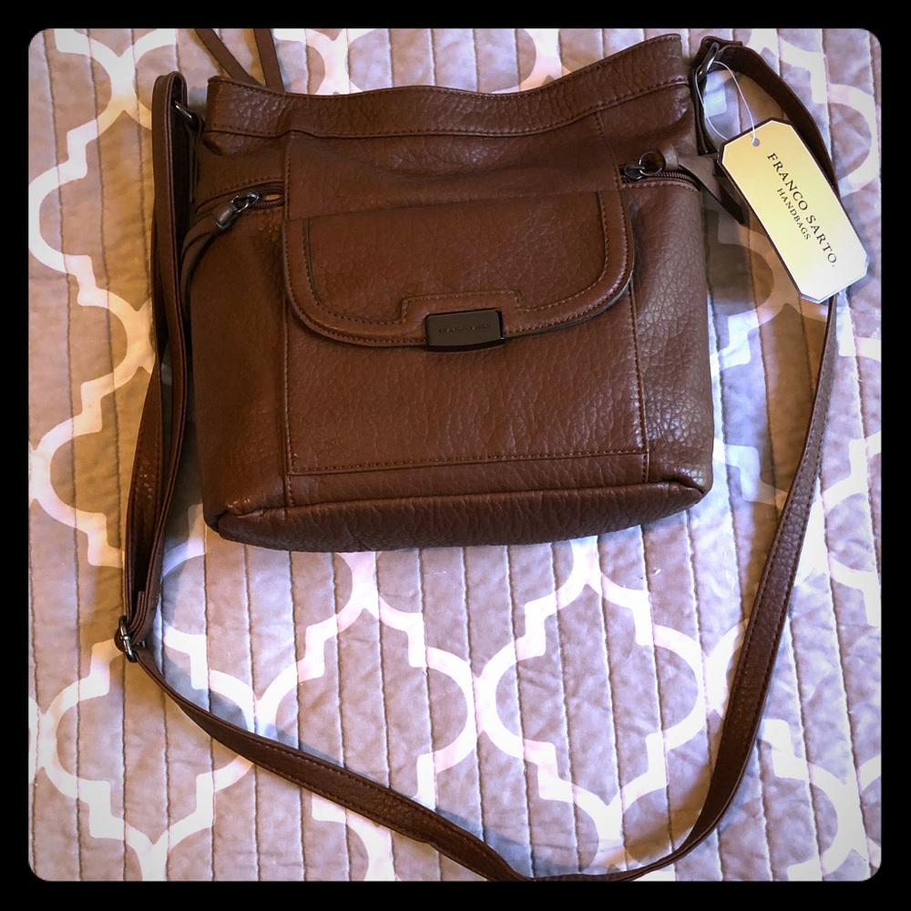 Franco Sarto Brown Cross Bag Women
